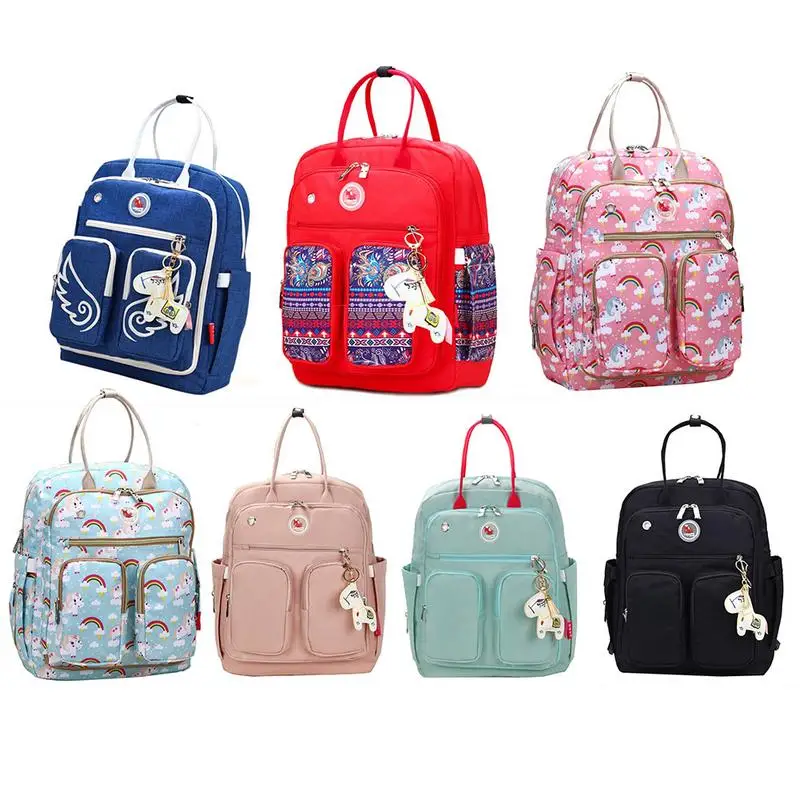 

Multifunctional Large Capacity Women Handbag Fashionable Casual Waterproof Double Shoulder Mummy And Child Bag