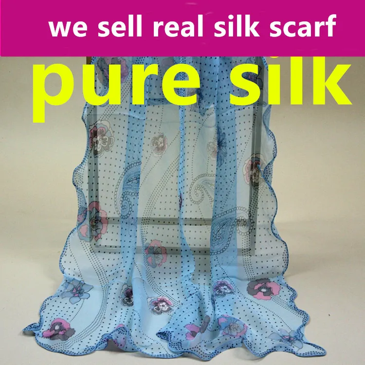 

#s110 100% real silk scarf GEORGETTE,color:AS PICTURES,80*80cm square women