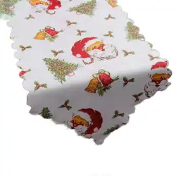 Рождественский стол флаг ткань крышка банкетвечерние Вечеринка обеденный как изображение стол украшения