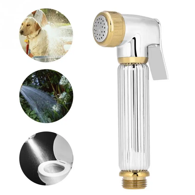 

Portable Wall Mount Shower Toilet Solid Brass Bathroom Bidet Faucet Spray Shower Head Handheld Bidet Diaper Spray Sprayer
