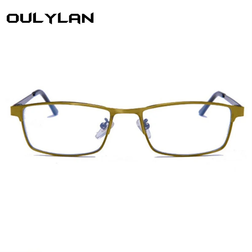 Oulylan Multifocal Progresiva gafas de lectura de los hombres Anti-Luz Azul de aleación cerca de lejos vista gafas hipermetropía dioptrías + 1,0 de 1,5 Oulylan Multifocal Progresiva gafas de lectura de los hombres Anti-Luz Azul de aleación cerca de lejos vista gafas hipermetropía dioptrías + 1,0 de 1,5
