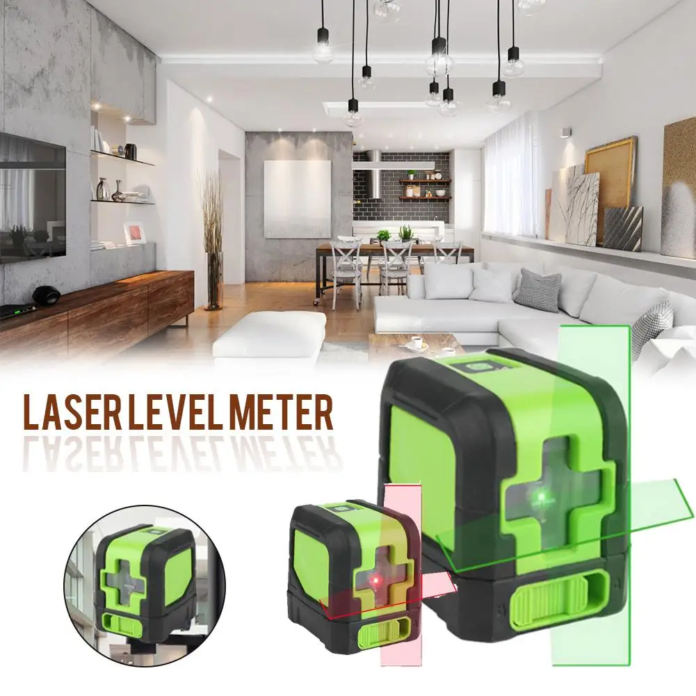 

Infrared Ray Level Portable Infrared 2-line LD Line Instrument Waterproof IP54 Self-leveling Horizontal and Vertical Lines Level