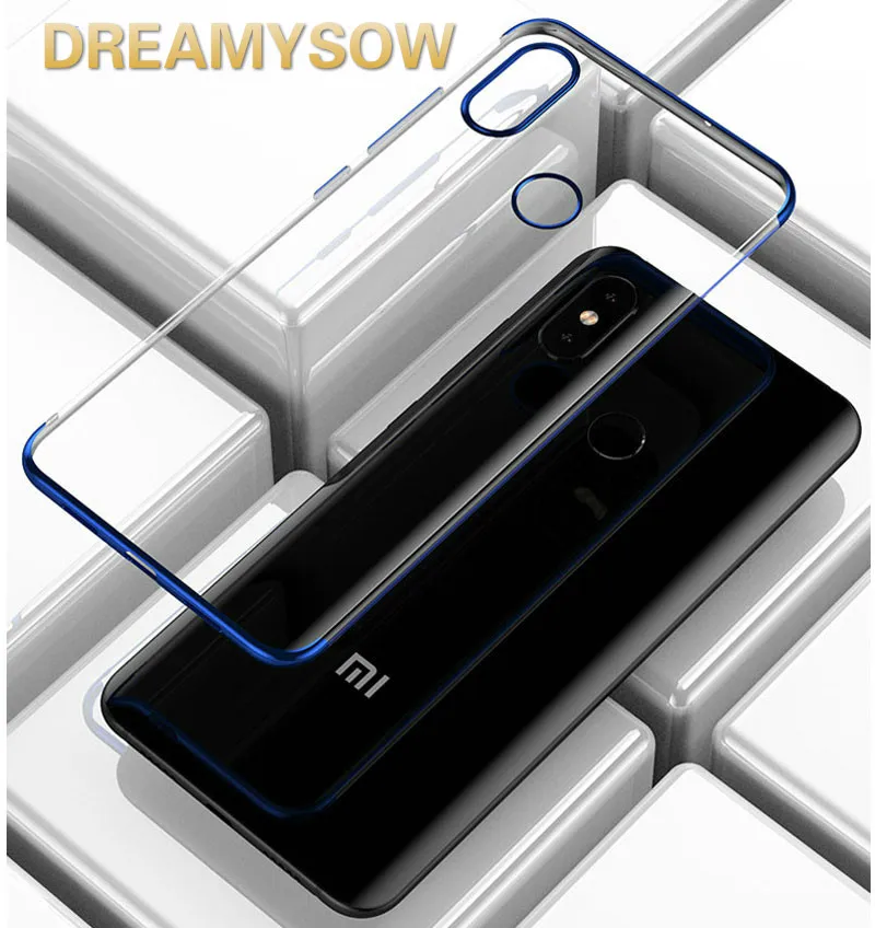 

Luxury Plating Phone Case For Xiaomi Mi 9 Mi9SE Redmi Note 7 6 5 Pro 6A 6 Pro Mi8 Lite Max3 Mix 3 2 2S Soft TPU Back Cover Capa
