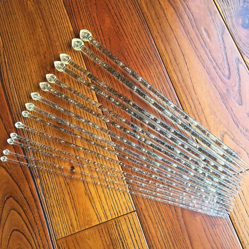 7pcs/set 36cm Weave Tool Rob Needle Plastic Craft Needle Transparent Sweater Sewing Needle Hand-made 7pcs/set 36cm Weave Tool Rob Needle Plastic Craft Needle Transparent Sweater Sewing Needle Hand-made