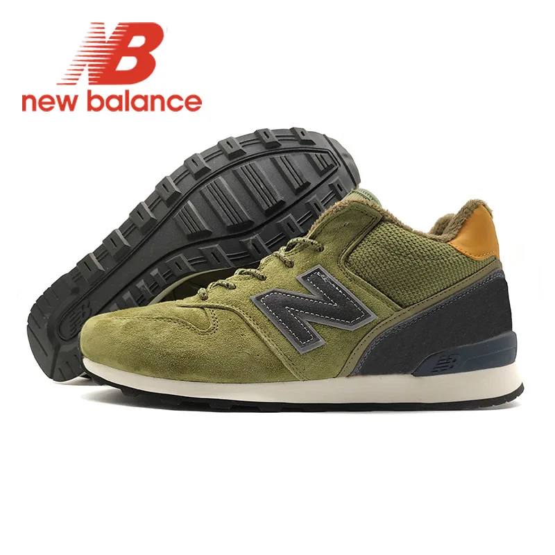 New Balance Nb696 мужская зеленая высокая обувь для бадминтона теплая Весенняя зимняя обувь анти-СИП уличные кроссовки