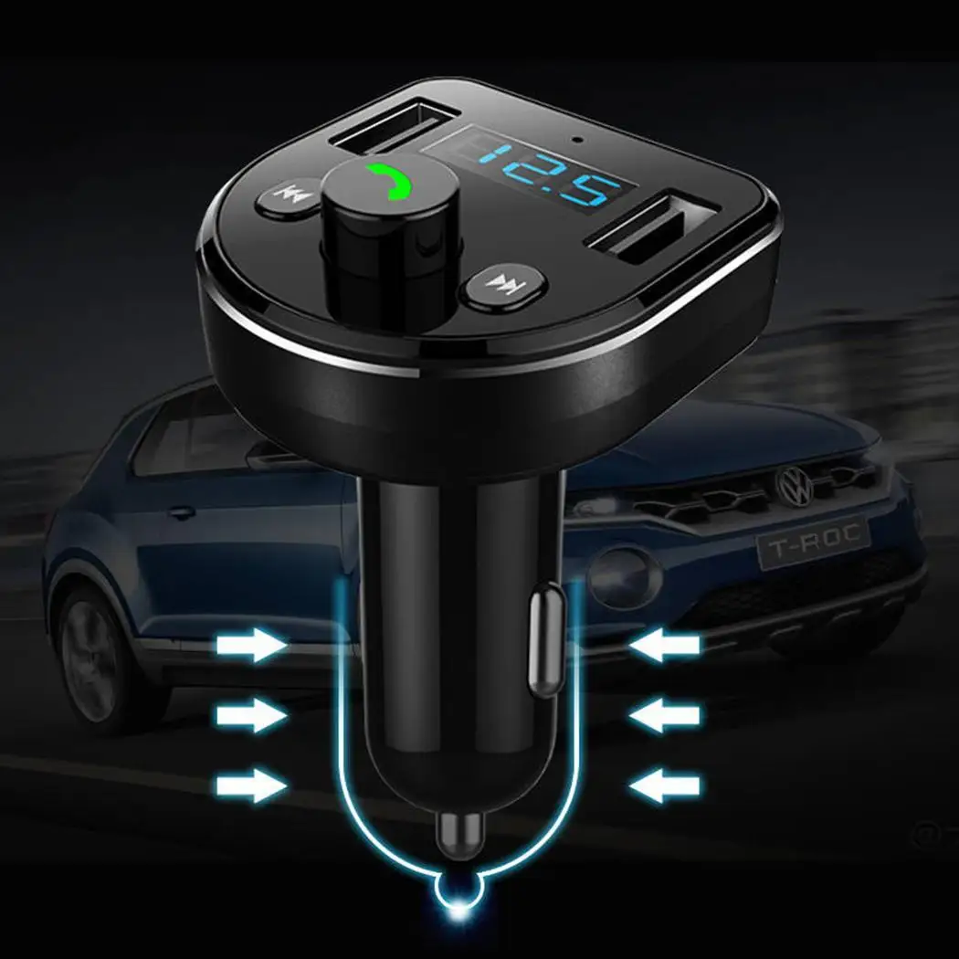 Bluetooth Car MP3 Player Auto Hands Free U disk TF Music Player Audio