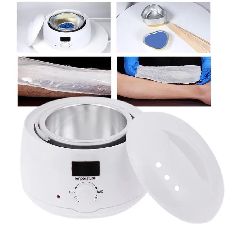 

Pro Digital Display Mini Hair Removal Hand Feet Epilator Paraffin Wax Warmer Heater Machine Spa Kit
