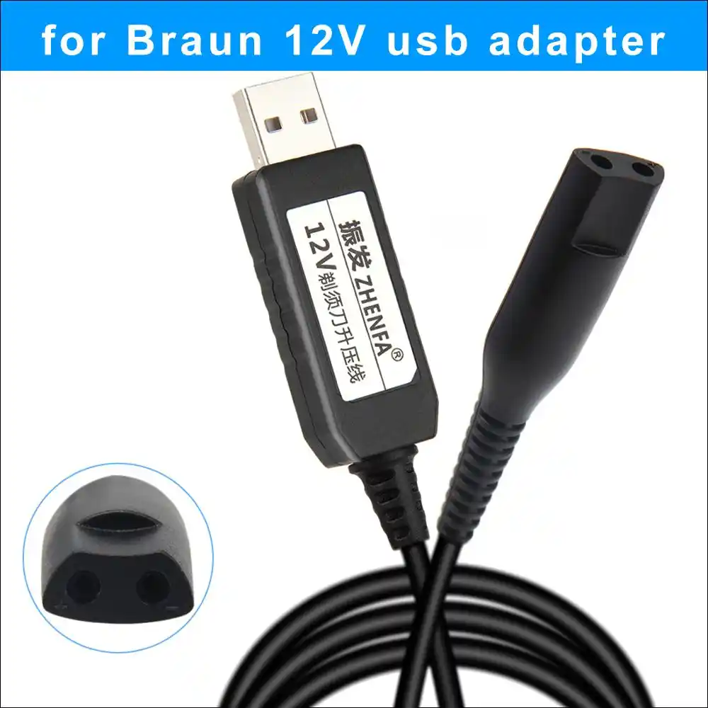 USB кабель для электробритвы Braun 12 В адаптер питания серии 2675 2775 2776 2778 2838 2864 2865 2866