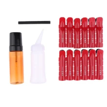 24 шт. волосы корни щипцы для завивки зажимы Кудри волосы ролик Плойка для завивки аксессуар