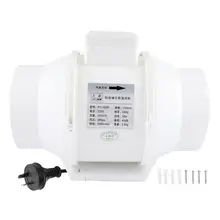 Вентилятор 6,56 в тихой выхлопной встроенный воздуховод для гидропоника, шатер для выращивания вентиляционного отверстия