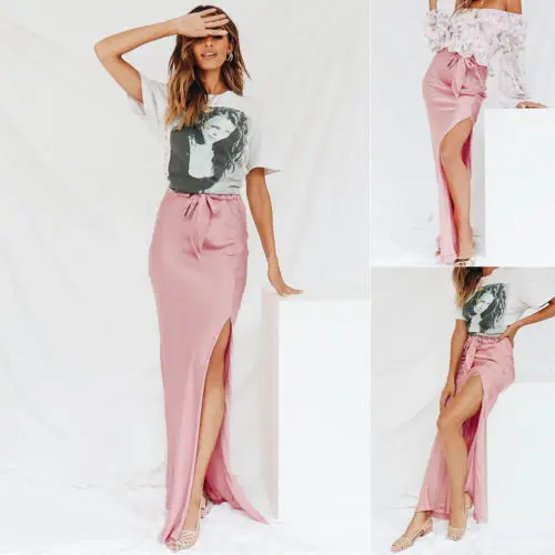 Женские пикантные разделение Boho длинное платье коктейвечерние льное пляжное