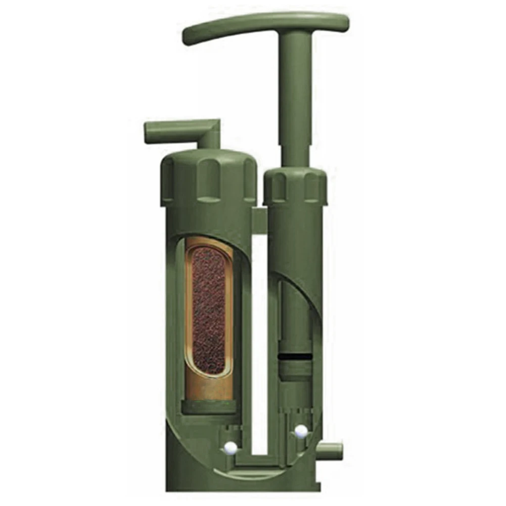 

Aotu Outdoor Soldier Water Purifier Portable Soldier Water Filter Purifier Cleaner Outdoor Hiking Camping Survival Emergency