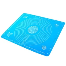 Pastry sheet Non-stick silicone mat with markings, silicone mat, silicone sheet, silicone baking sheet-50 x 40cm premium superior quality norpro silicone pastry mat with measures