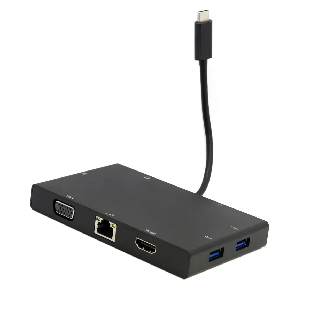 

10pcs/lot Cablecc USB-C USB 3.1 Type-C to VGA HDMI USB HUB Gigabit Ethernet & SD Audio & Female Charger Adapter for Laptop