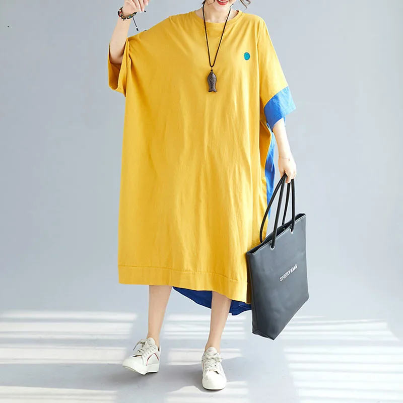 Футболка для полных платьев 4XL 5XL 6XL 7XL 8XL выше размера d корейские свободные