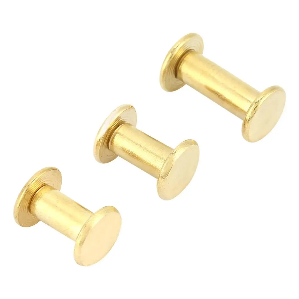 rivets 20pcs M5 Flat Head Book Album Rivets Screw Set DIY Craftmaking Rivet countersunk rivets