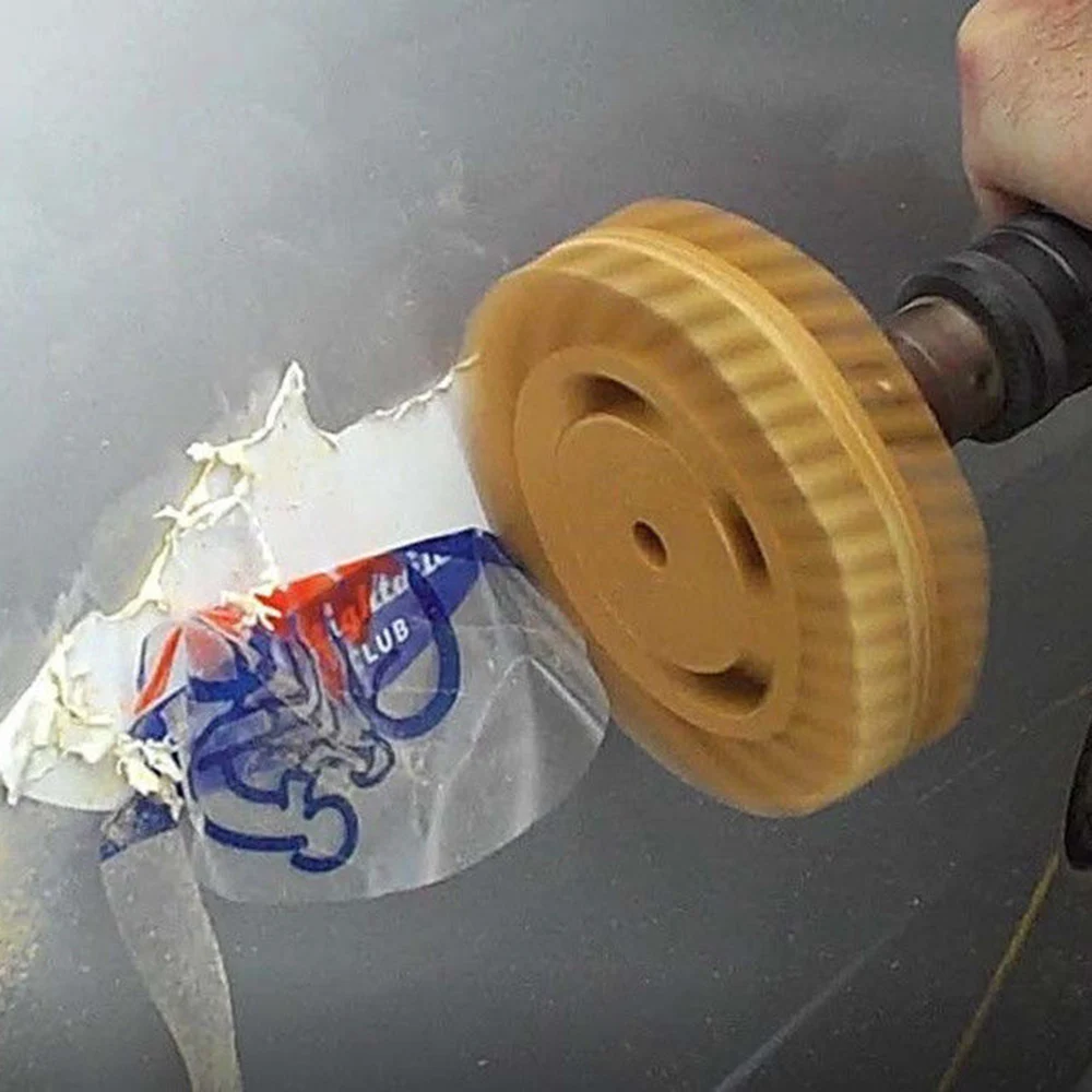 

4 inch Universal Rubber Eraser Wheel For Remove Car Glue Adhesive Sticker Pinstripe Decal Graphic Auto Repair Paint Tool