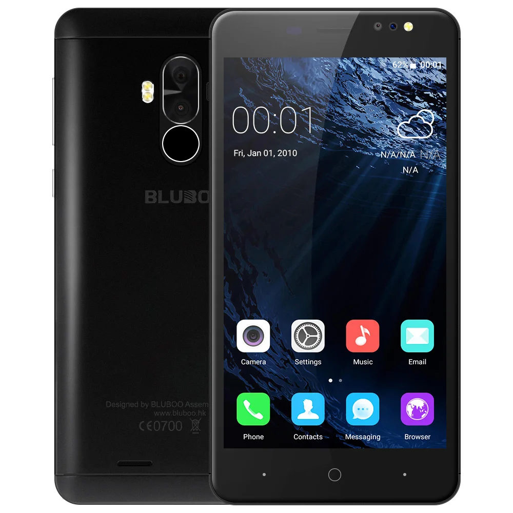 Оригинальный Bluboo D1 3g смартфон 5 0 inch Android 7 MTK6580A 4 ядра 1. Hz 2 GB Оперативная память 16 Гб