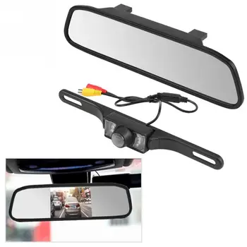 

Monitor Wireless IR Car Rearview Reversing Backup Parking Camera Kit Night Vision accessoire voiture oto aksesuar New