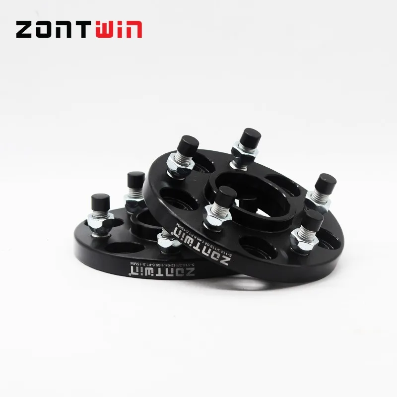 

2pcs 15/20/25MM ZONTWIN 66.6 to 74.1mm Aluminum alloy CNC wheel spacers adapters 5-112 to 5-120 Studs and Lug spacers