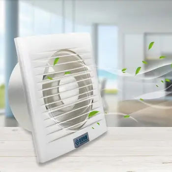 

220V oittm New Arrived 15W 6 inch Kitchen Bathroom Window Ceiling Wall Mount Ventilation Exhaust Fan for Kitchen