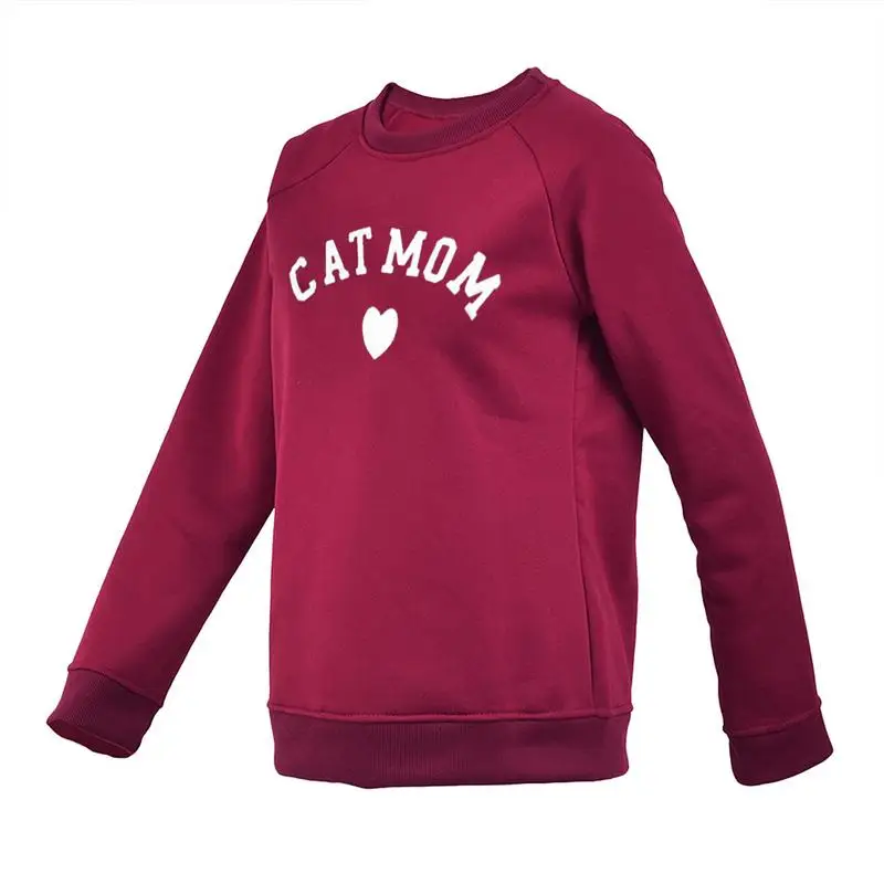Heart Shaped Print Hoodies Fashionable Female Regular Long Sleeve Round Neck Solid Color Hoodies Newly Women Printing Pattern Heart Shaped Print Hoodies Fashionable Female Regular Long Sleeve Round Neck Solid Color Hoodies Newly Women Printing Pattern
