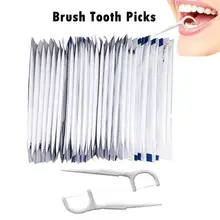 40 шт. зубная нить независимая упаковочная щетка для зубочистки зубная нить Уход за полостью рта Teethpick уход за зубами отбеливание зубов