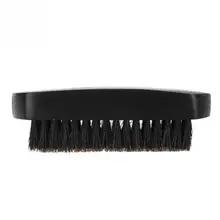 Мужские усы овальная черная щетка уход за бородой бритье очистка инструмент для ухода за шерстью