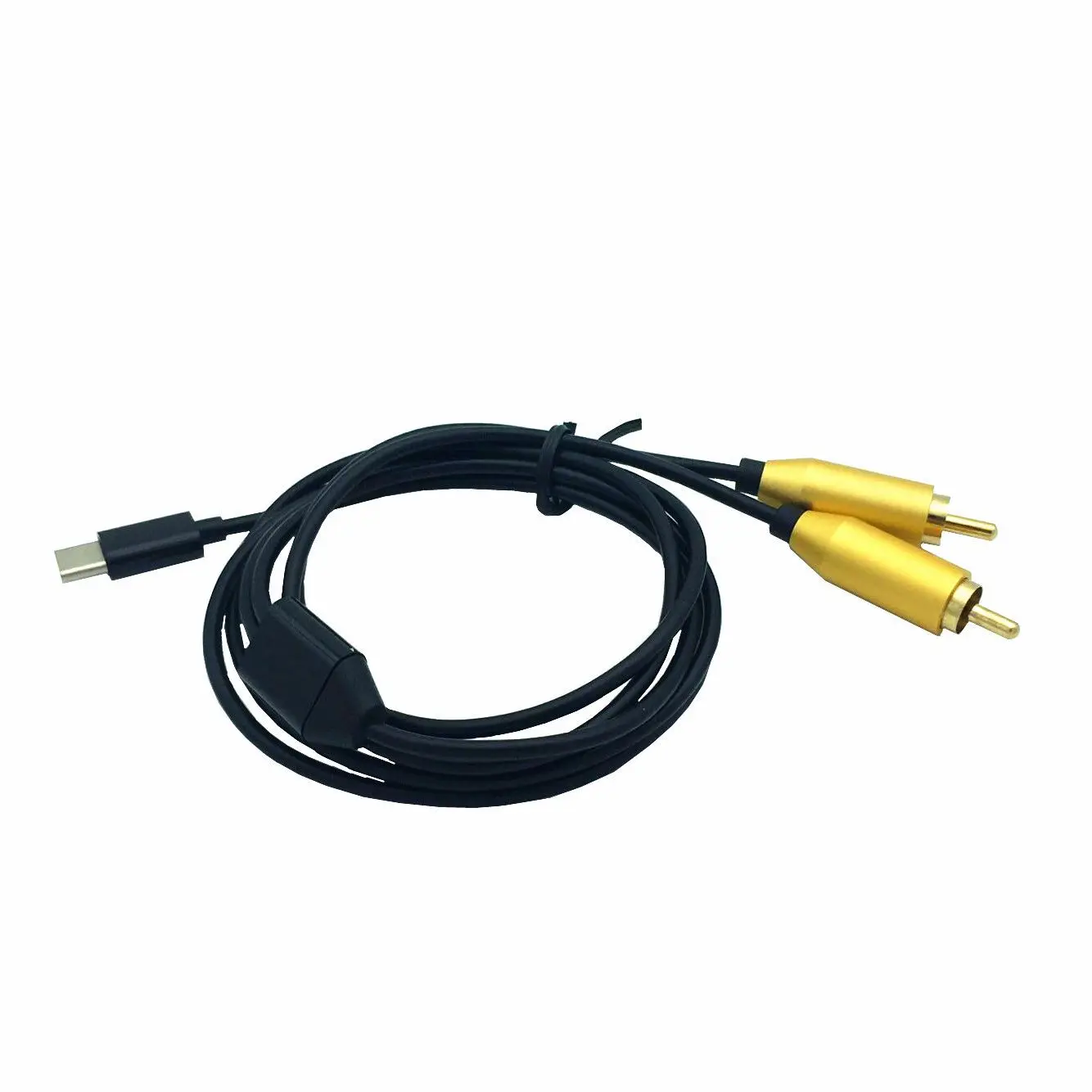 HOT USB Тип C штекер на двойной RCA Мужской стерео аудио Y сплиттер адаптер