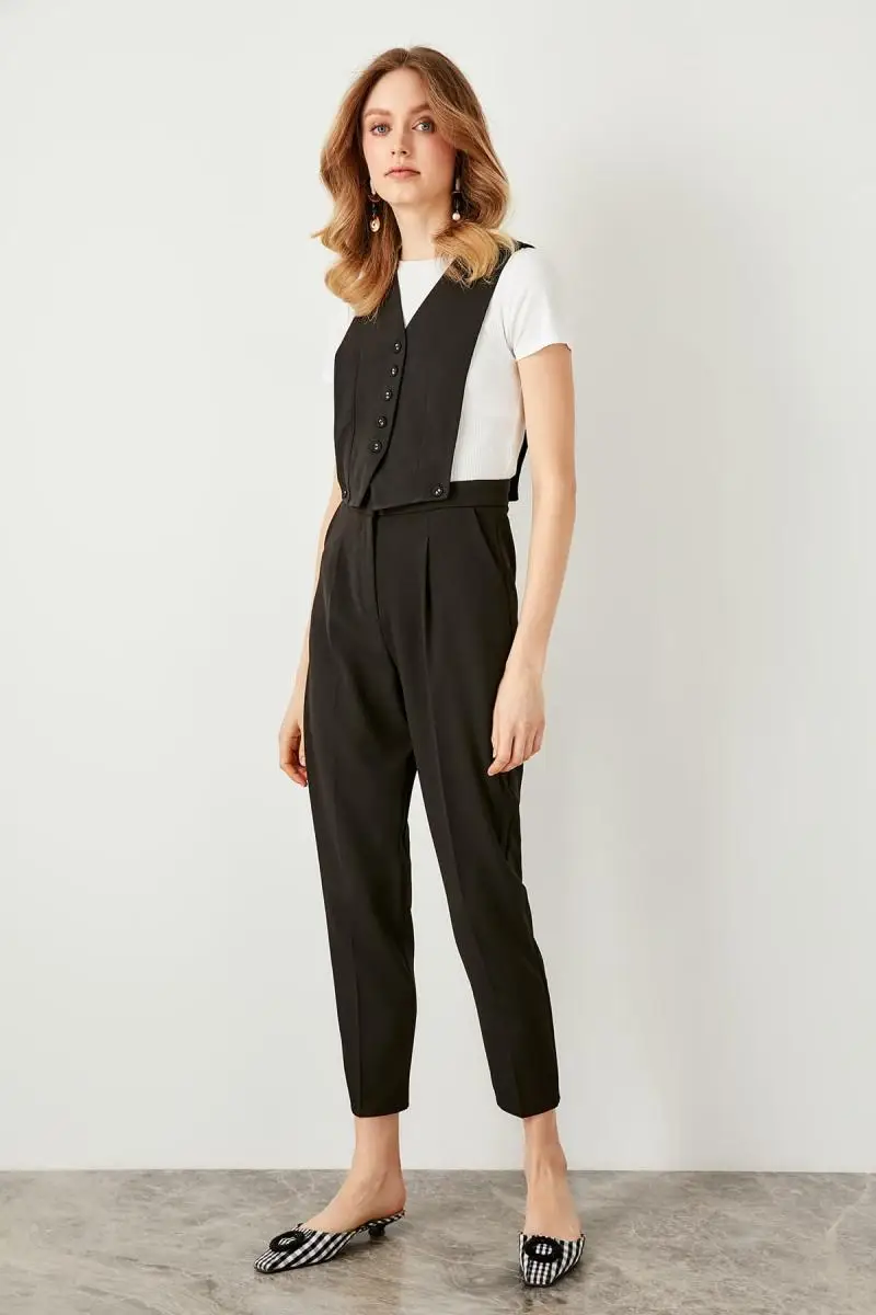 

Trendyol Black Multi-Use Overalls TWOSS19WX0057