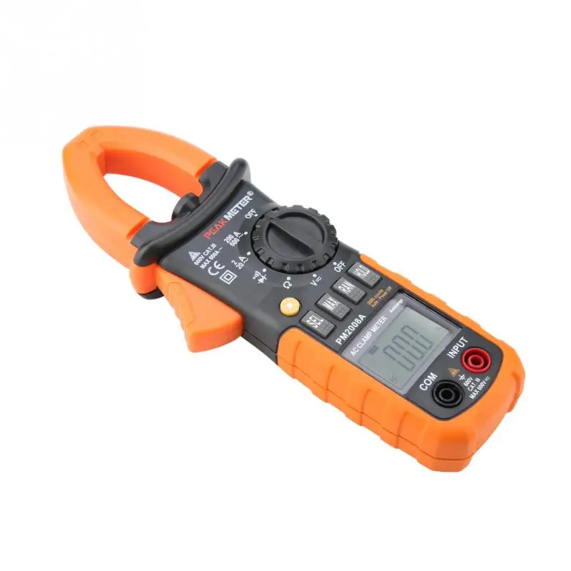 

PEAKMETER Multimeter Clamp Meter PM2008A Digital Clamp Multimeter High Accuracy Auto Range Voltage Current Clamp