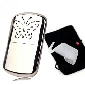 

Portable Butterfly Fuel Hand Warmer Reusable Platinum Standard Pocket Handy Hand Warmers Head for Outdoor hunting