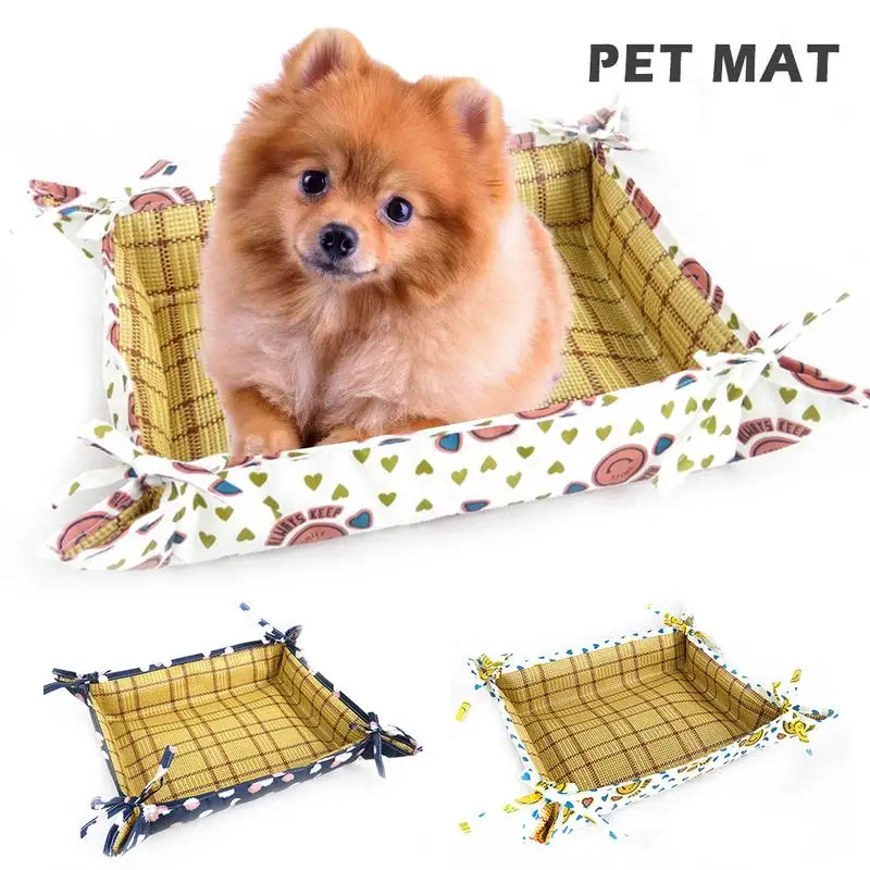 

Pet Cooling Mat Cold Pad Oxford Cloth Waterproof Pet Non Toxic Summer Cooling Mat Nest Dual-use Pet Pad Cats And Dogs Bed