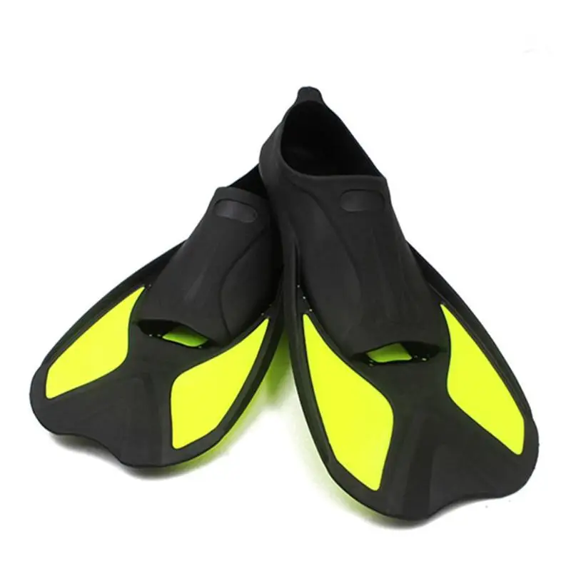

Outdoor Water Sports Adjustable Swimming Fins Webbed Diving Flippers Snorkeling Training Pool Equipment Blue Green