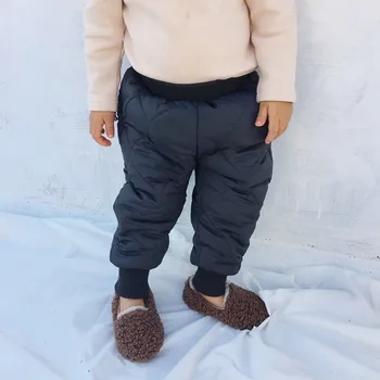 

2 3 4 5 6 Years Unisex Warm Winter Pants Thicken Down Trousers Fashion Boys Girls Waterproof Harem Pants Toddler Baby Pants