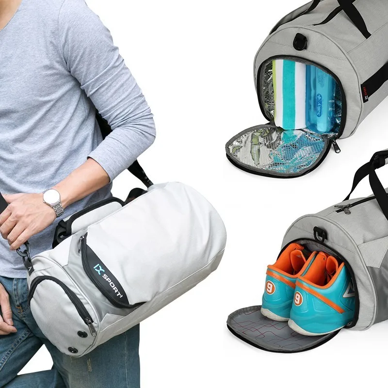 

Waterproof Sport Bags Men Large Gym Bag Women Yoga Fitness Bag Outdoor Travel Luggage Hand Bag with Shoes Compartment 2019