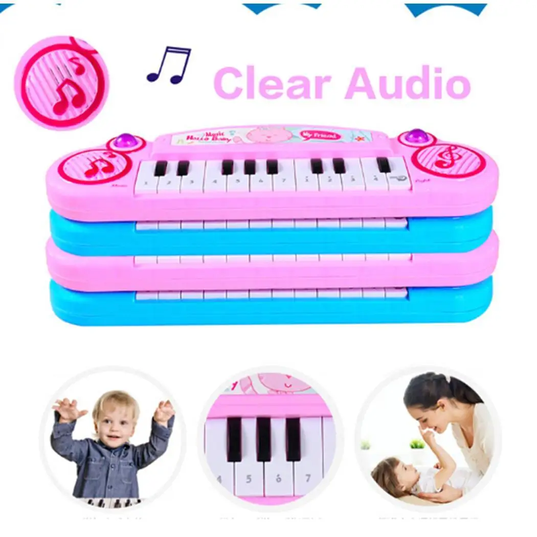 Baby Music Instruments Keyboard Early Piano Kids Casual Above 3 years old Pink, Blue Preschool Learning Toys Baby Music Instruments Keyboard Early Piano Kids Casual Above 3 years old Pink, Blue Preschool Learning Toys