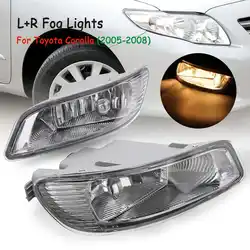 12 В передний бампер прозрачные стекло для противотуманных фар вождения лампы для Toyota Corolla 2005-2008 Camry 2002-2004 Solara 2002-2003