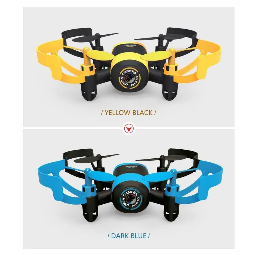 JXD 512W JXD512W 2.4Ghz WiFi FPV Mini Drone One-Key-return & Headless Mode RC Quadcopter with 0.3MP HD Camera RTF VS CX-10W