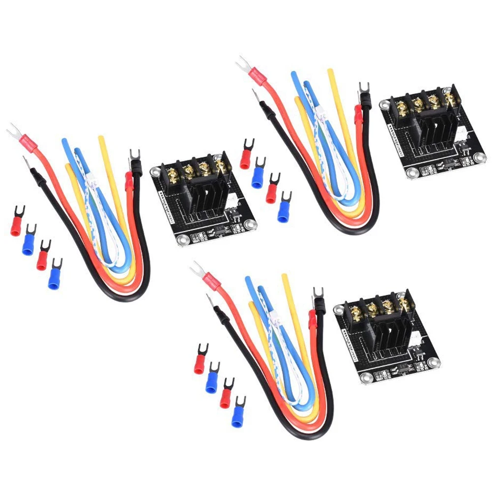 PPYY NEW-Heat Bed power модуль расширения Hot Bed Mos Tube 3d принтер (упаковка 3 шт.)
