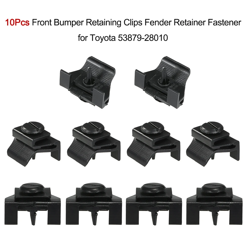 10Pcs Front Bumper Retaining Clips Fender Retainer Fastener for Toyota