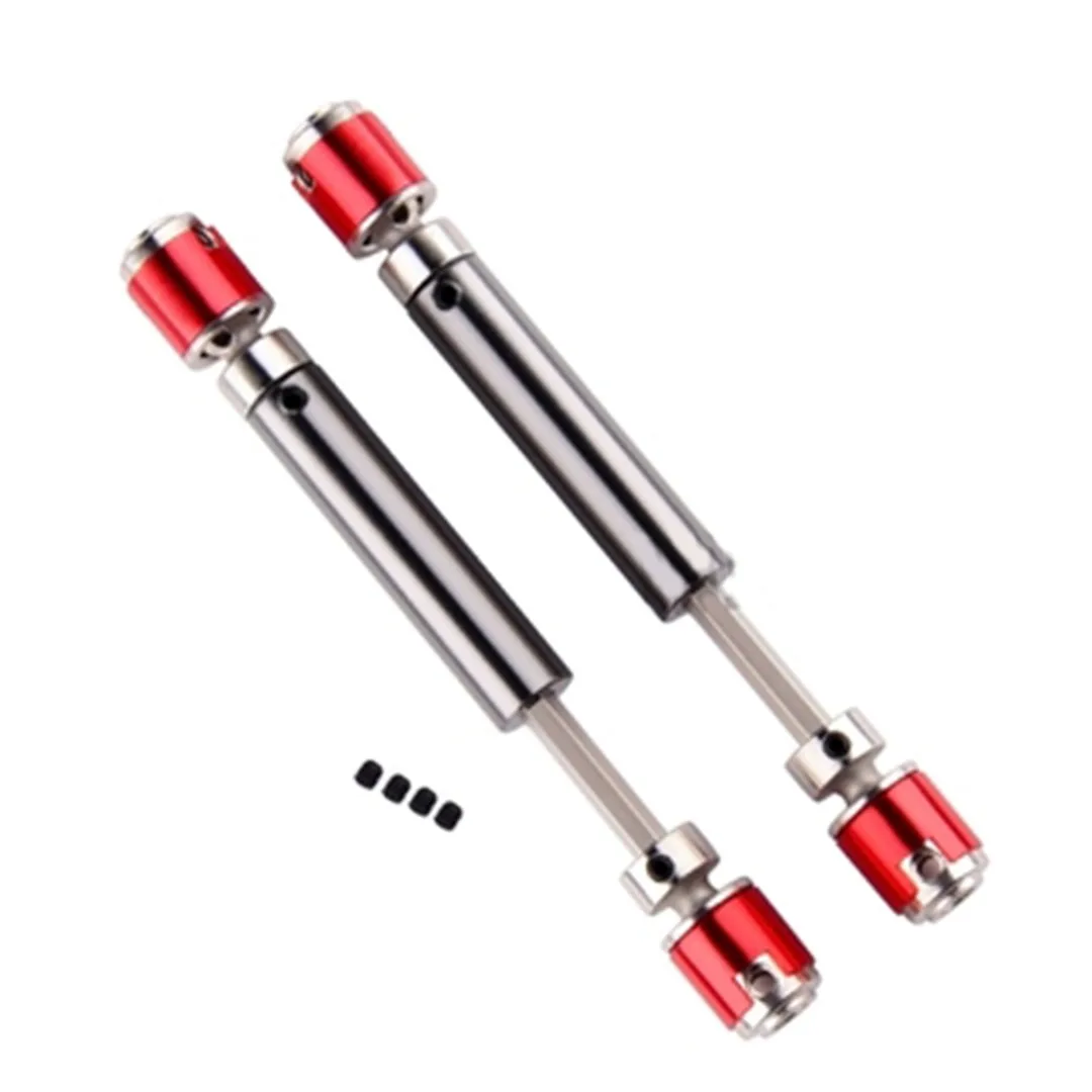 

2Pcs Metal Adjustable Drive Shaft For Axial SCX10 RC4WD D90 RC Car Crawler 1/10 Size