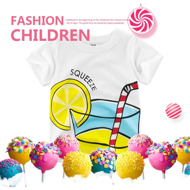 

Summer Baby Kids Tshirt Cotton Boys Tops Short Sleeve Toddler Boy Shirt Casual Children Clothing Boys T Shirt Wholesale