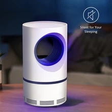 Ультрафиолетовый USB Москитная лампа-убийца Бесшумная антимоскитная лампа фотокаталитическая убийца насекомых с всасывающим вентилятором для дома