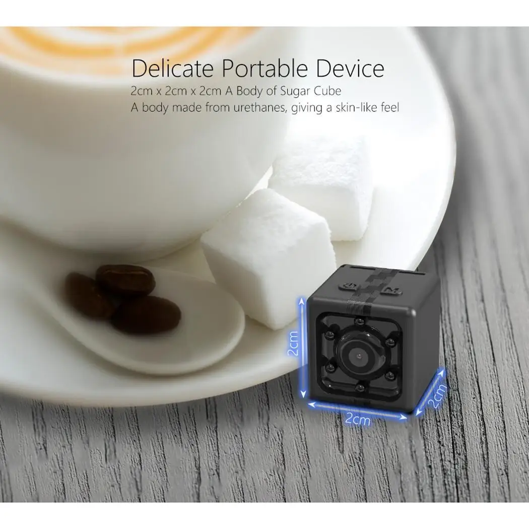 Портативная карманная usb камера 1080P Full HD Mini Cube Smart 123 компактная Карманная легко