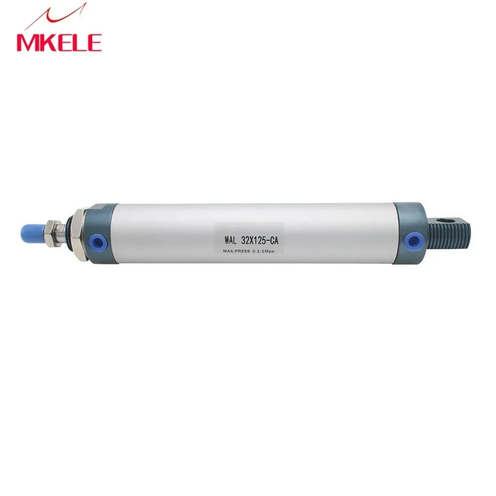 

Mal32-125-ca Mini Pneumatic Cylinder Piston Double Acting Type Aluminum Alloy Cylinder 32mm Bore 125 Stroke Strong sealing