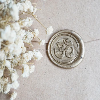 

OM Yoga Wax Seal Stamp OM Yoga Sealing Wax Stamp Kit Custom Wedding Sealing
