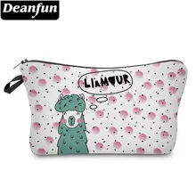 Deanfun Printing Cute Llama Cosmetic Bag Waterproof Makeup Bags Cosmetics Pouchs Storage for Travel 51438 # цена Deanfun Printing Cute Llama Cosmetic Bag Waterproof Makeup Bags Cosmetics Pouchs Storage for Travel 51438 # цены онлайн