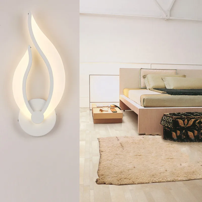 

AC85-265V Modern LED night light wall lamp family room alley stairs living room wall lamp 9W Simple LED wall light
