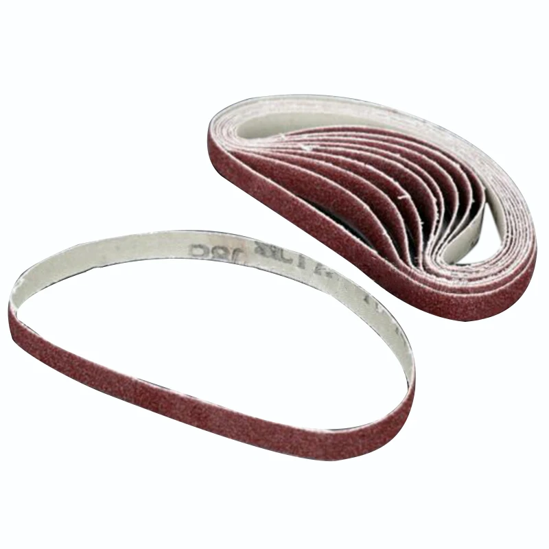 

10 X 330*10mm Sanding Belt 80 Grit For Metal Wood Grinding Abrasive Replace